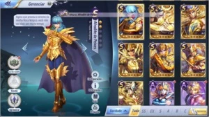 CONTA CDZ AWAKENING  , A1 PEGASUS LVL 34 - 1SS - 12S - Saint Seiya Awakening SSA