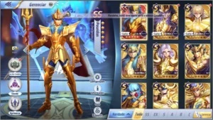 CONTA CDZ AWAKENING  , A1 PEGASUS LVL 34 - 1SS - 12S - Saint Seiya Awakening SSA