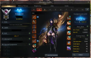 Conta Lost ark Kazeros Main Shadowhunter 1543 Gema 10 de DMG