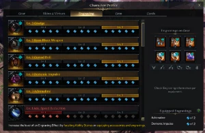 Conta Lost ark Kazeros Main Shadowhunter 1543 Gema 10 de DMG