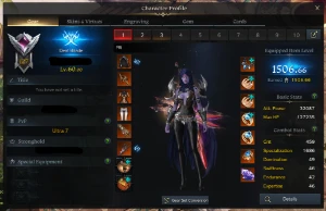 Conta Lost ark Kazeros Main Shadowhunter 1543 Gema 10 de DMG