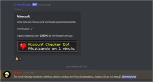 Discord Bot Minecraft Account Checker