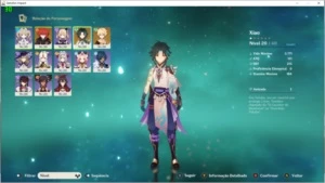 Xiao com Constelação 1 + Xinyan Constelação 3 - Genshin Impact