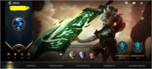 Conta Wildrift Esmeralda 4, a melhor e mais barata do site!! - League of Legends: Wild Rift LOL WR