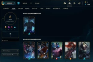 Vendo Conta de League of Legends platina 4 top LOL