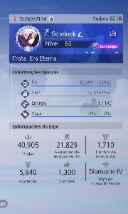 Conta crystal of atlan main WARLOCK - Outros