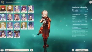 Acc Genshin Impact - Diluic + Jean + Kazuha