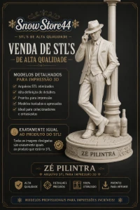 🔥 Zé Pilintra STL Ultra Detalhado | Arquivo 3D Premium
