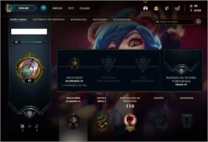 Conta bronze 4 com 6 skins e 27 champs - League of Legends LOL