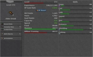 Varios bonecos na conta LUTABRA - Tibia