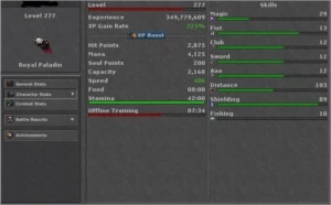 Varios bonecos na conta LUTABRA - Tibia