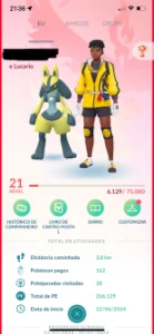 Conta Pokémon GO lucario shiny - Pokemon GO