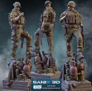 Sanix – Captain Price (Call of Duty) – 3D Print stl - Outros