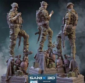 Sanix – Captain Price (Call of Duty) – 3D Print stl - Outros