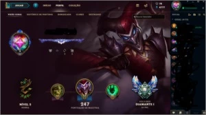 CONTA DIAMANTE 2 - League of Legends LOL