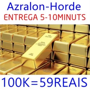 100K OURO GOLD AZRALON-HORDA ENTREGA RÁPIDA - Blizzard