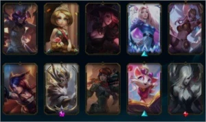 Conta lol com 3 skins prestigio(Lux,zyra e diana) 119 skins - League of Legends