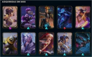 Conta lol com 3 skins prestigio(Lux,zyra e diana) 119 skins - League of Legends