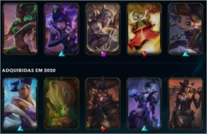 Conta lol com 3 skins prestigio(Lux,zyra e diana) 119 skins - League of Legends