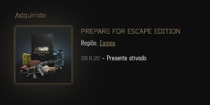 Tarkov Conta Prepare For Escape Edition + Email de Criação - Escape from Tarkov