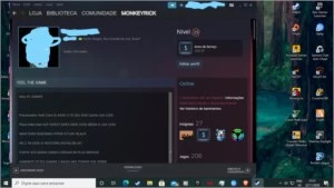 conta steam com 283 jogos