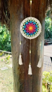 Filtro dos Sonhos em Crochê