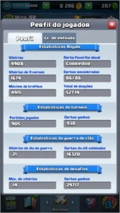 CONTA CLASH ROYALE NV 12 +DE 93 LENDARIAS GANHAS RECORD 4915