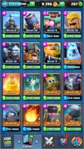 CONTA CLASH ROYALE NV 12 +DE 93 LENDARIAS GANHAS RECORD 4915
