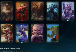 Vendo conta de League of Legends por 180,00 reais, nivel 307 LOL