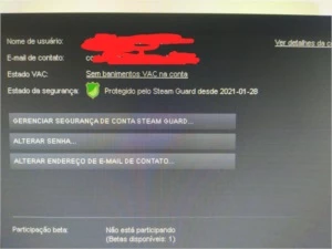 Conta CSGO Prime LVL26 AK 809horas Medalhas 5 e 10 anos - Counter Strike