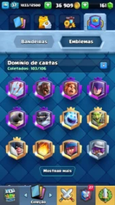 Conta clash royale com varias cartas lendarias, 5700 trofeus