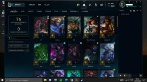 Conta LOL Gold I, com 19 skins, 57 champs e VALORANT com ONI - League of Legends