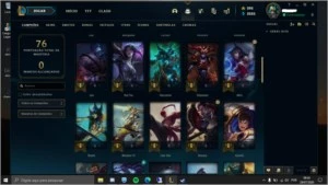 Conta LOL Gold I, com 19 skins, 57 champs e VALORANT com ONI - League of Legends
