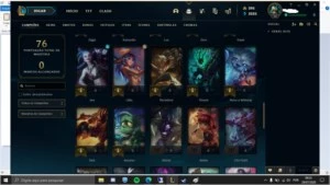 Conta LOL Gold I, com 19 skins, 57 champs e VALORANT com ONI - League of Legends