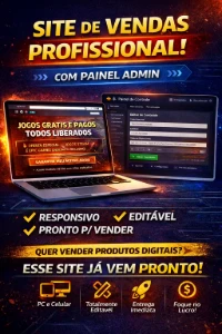 Site Profissional de Vendas com Painel admin