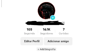 Vendo Conta com 16.000 seguidores no Tiktok - Redes Sociais