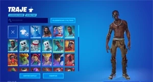 CONTA COM TRAVIS SCOTT - MAIS DE 2K GASTOS - 91 SKINS - Fortnite