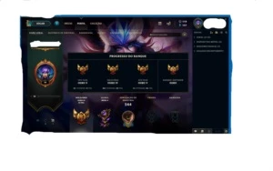 CONTA OURO IV, 71 CAMPEÕES , 88 SKINS - League of Legends LOL