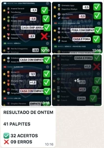 Grupo vip de apostas esportivas palpites e lucros diarios - Outros