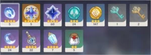 AR 50/Xiao+Baal+Venti+Ganyu+Mona+Tartaglia e MT MAIS na IMG - Genshin Impact
