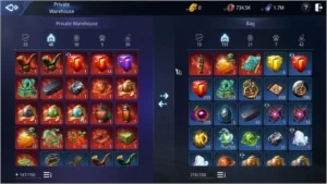 Guerreiro Level 75, 97k (94k sem clan). - MIR4