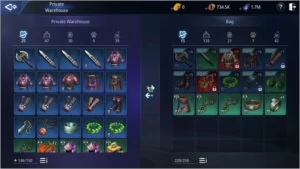 Guerreiro Level 75, 97k (94k sem clan). - MIR4