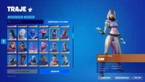 Conta Fortnite 305 Skins Viuva Negra, Glow+Machado Do Kratos