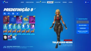 Conta Fortnite 305 Skins Viuva Negra, Glow+Machado Do Kratos