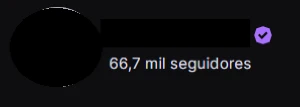 Conta Twitch Verificada +66 Mil Seguidores - Redes Sociais