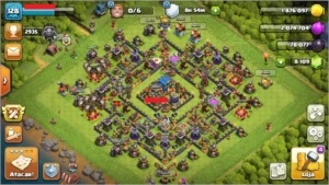 CLASH OF CLANS CV12 **CONTA TOP**