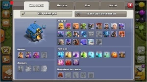 CLASH OF CLANS CV12 **CONTA TOP**