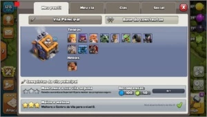CLASH OF CLANS CV12 **CONTA TOP**