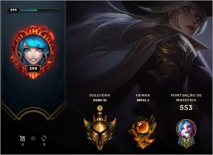 Minha conta pessoal League of Legends LOL