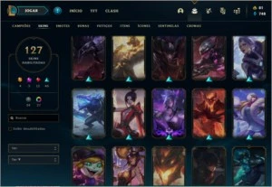Conta com Riven Prestígio - Platina 3 / Diamond 4 S10 - League of Legends LOL